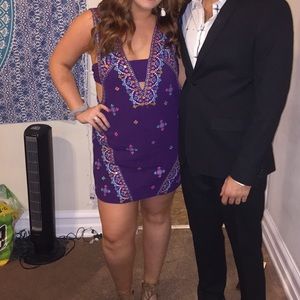 Purple free people dress